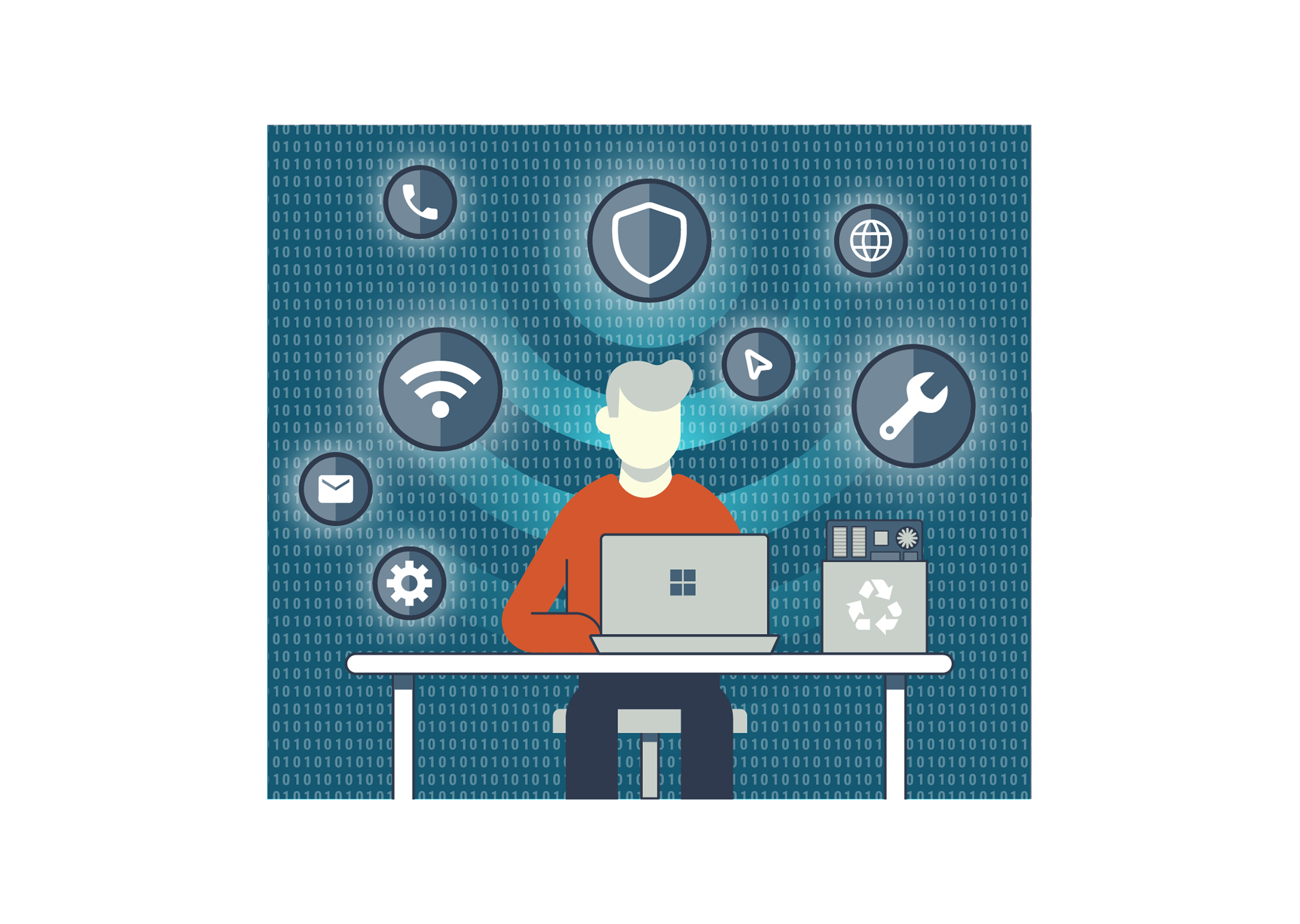 Laptop with Phoenix-SBS website